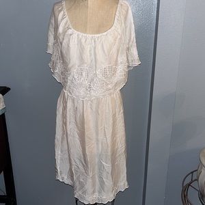 White Free People off the shoulder dress